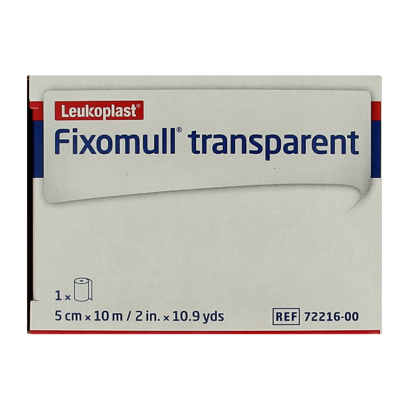 Fixomull Transparent 10m x 5cm 7221600  1 Stuks