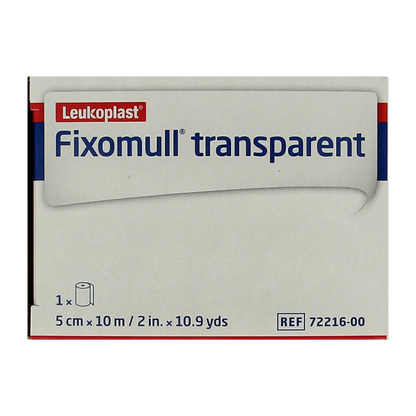 Fixomull Transparent 10m x 5cm 7221600  1.00 Stuks