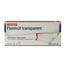 Fixomull Transparent 2m x 10cm 7221700 1 Stuks