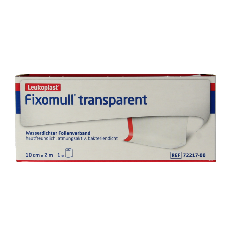 Fixomull Transparent 2m x 10cm 7221700 1 Stuks
