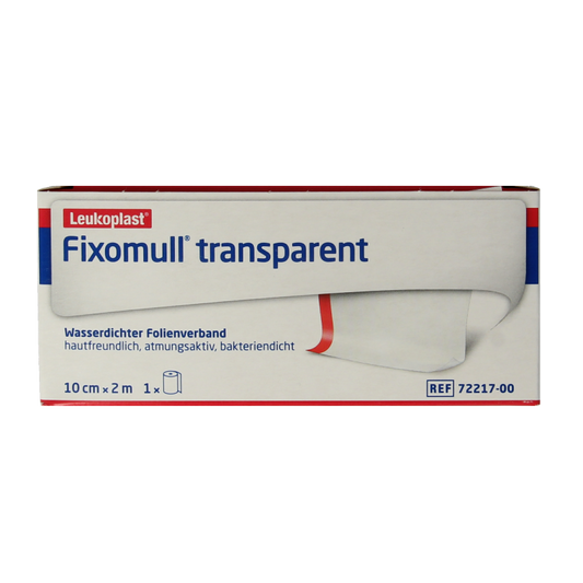 Fixomull Transparent 2m x 10cm 7221700 1 Stuks