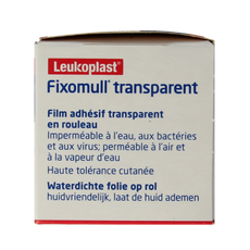 Fixomull Transparent 2m x 10cm 7221700 1 Stuks
