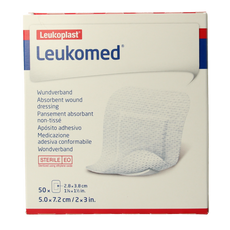 Leukomed Wondverband 7.2 x 5cm steriel 50.00 Stuks