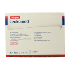Leukomed Wondverband 7.2 x 5cm steriel 50.00 Stuks