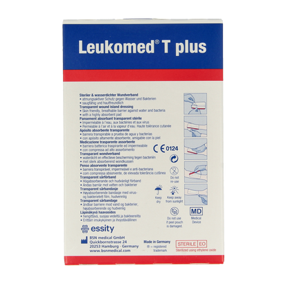Leukomed Transparant wondverband T plus 5cm x 7.2cm 5.00 Stuks