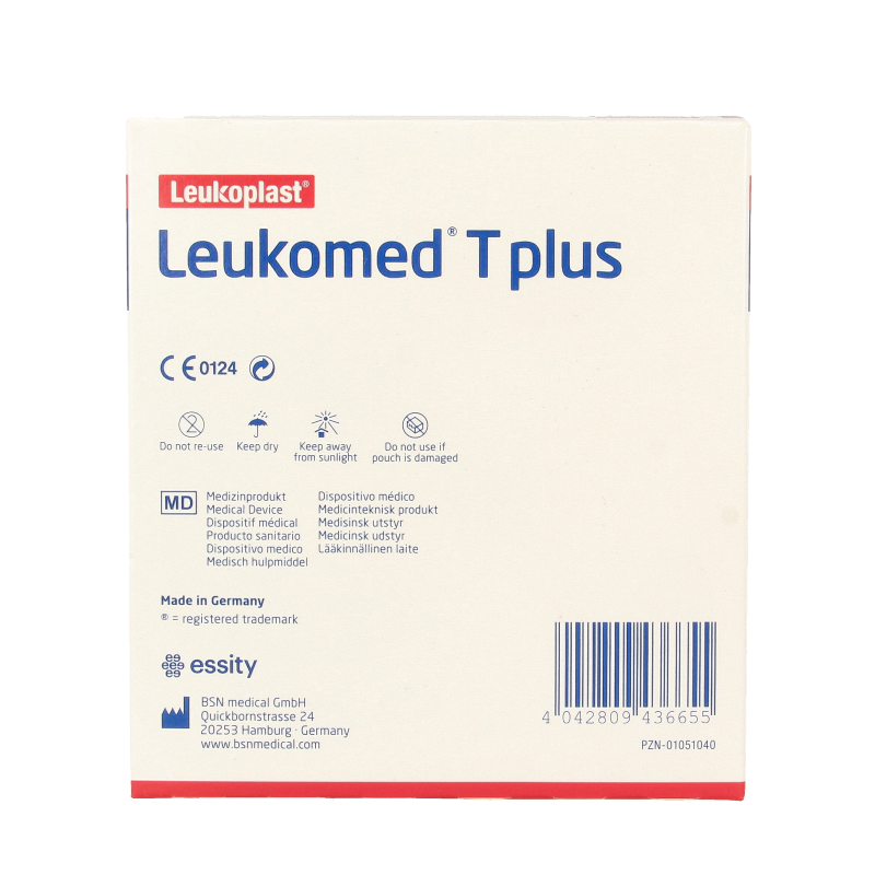 Leukomed Transparant wondverband T plus 7.2 x 5cm 50 Stuks