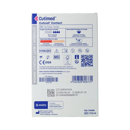 Cuticell Cuticell Contact 5x 7.5cm 5.00 Stuks
