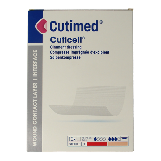 Cuticell Zalfgaas 7.5 x 7.5cm 10 Stuks