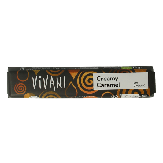 Vivani Chocolate To Go creamy caramel bio 40.00 Gram