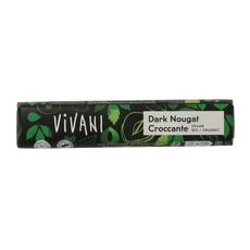 Vivani Chocolate To Go dark nougat croccante bio 35.00 Gram