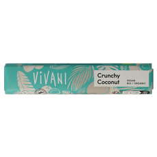 Vivani Chocolate To Go crunchy coconut vegan bio 35 Gram