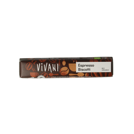 Vivani Chocolate To Go espresso biscotti bio 40 Gram