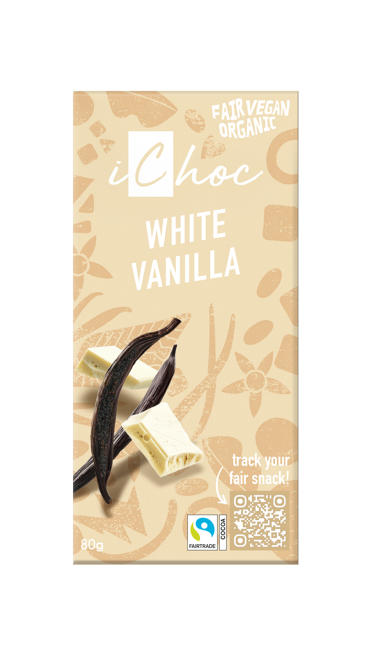 Ichoc White vanilla vegan bio 80 Gram