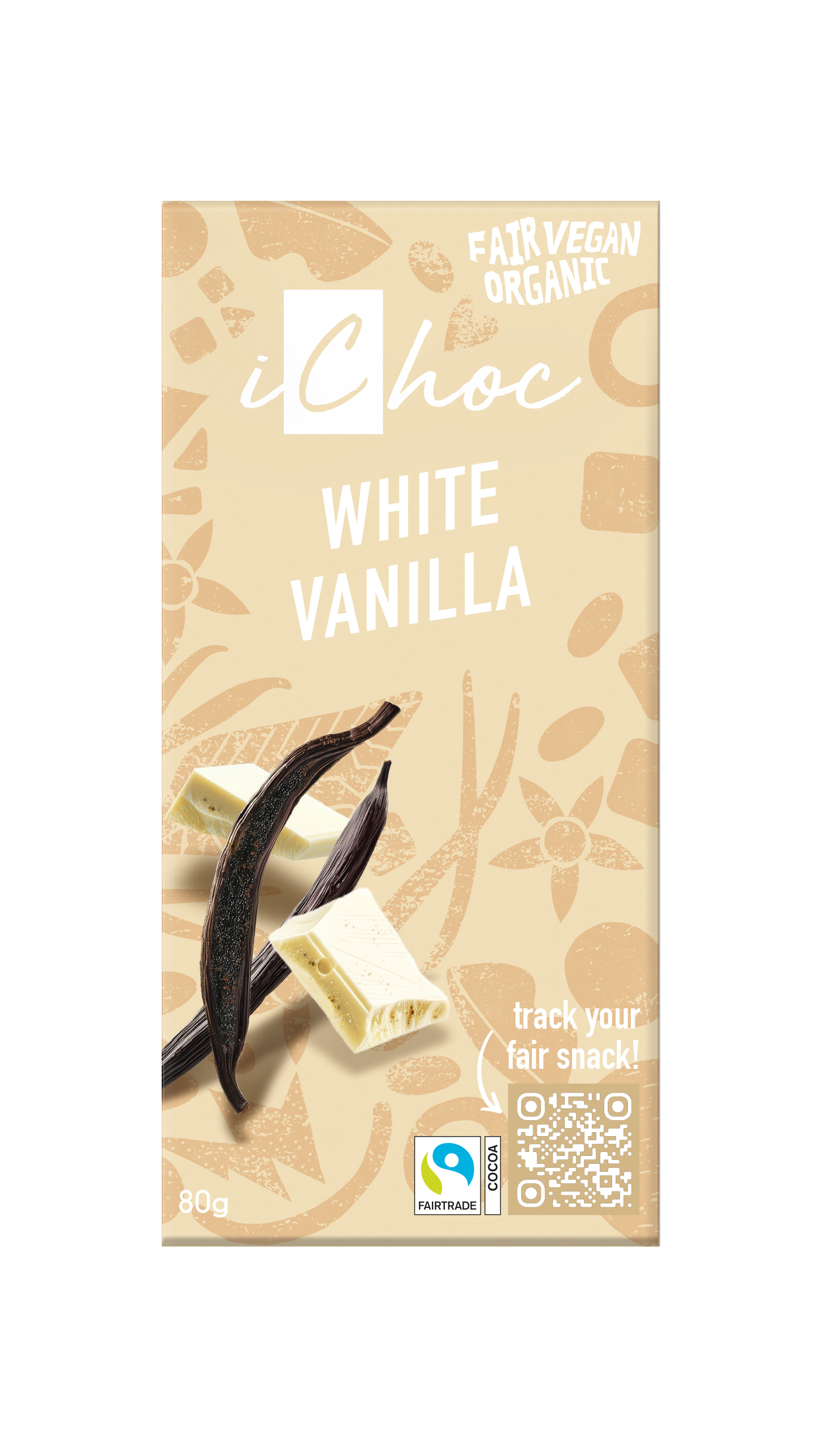 Ichoc White vanilla vegan bio 80 Gram