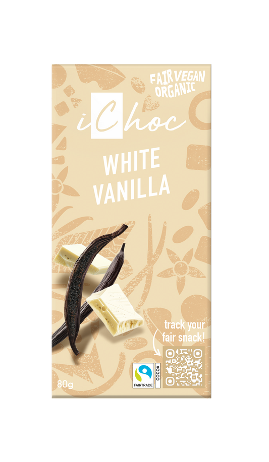 Ichoc White vanilla vegan bio 80 Gram