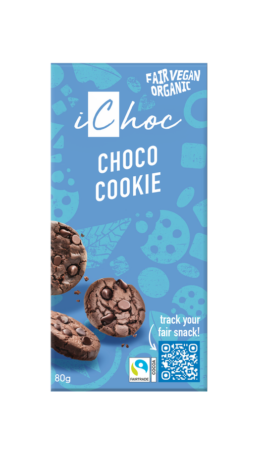 Ichoc Choco cookie vegan bio 80.00 Gram