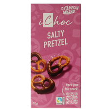 Ichoc Salty pretzel bio 80.00 Gram