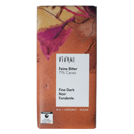 Vivani Chocolate dark 71% bio 80 Gram