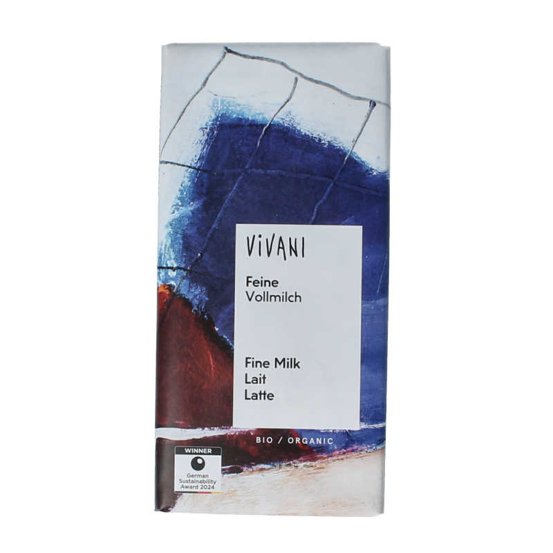 Vivani Fine milk chocolate bio 80 Gram