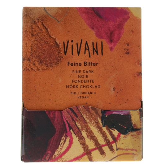 Vivani Chocolade naps puur 5 gram bio 200 Stuks