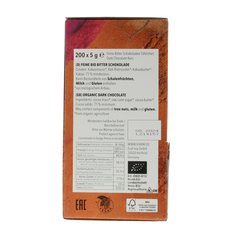 Vivani Chocolade naps puur 5 gram bio 200.00 Stuks