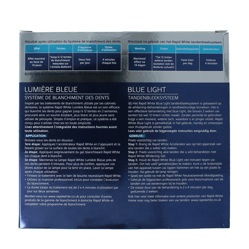 Rapid White Blue light system 1 Stuks