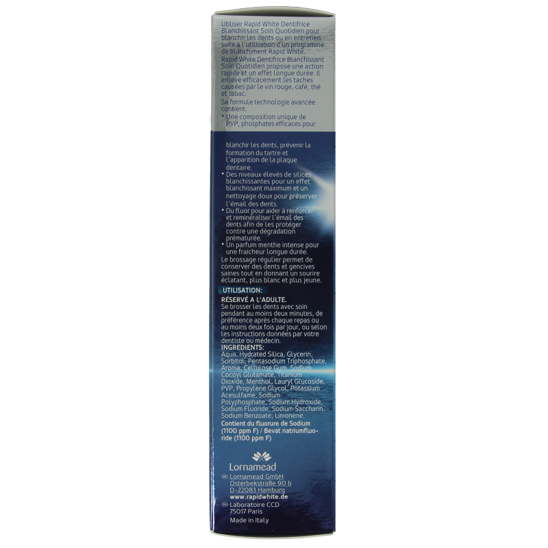 Rapid White Daily toothpaste 100 Milliliter