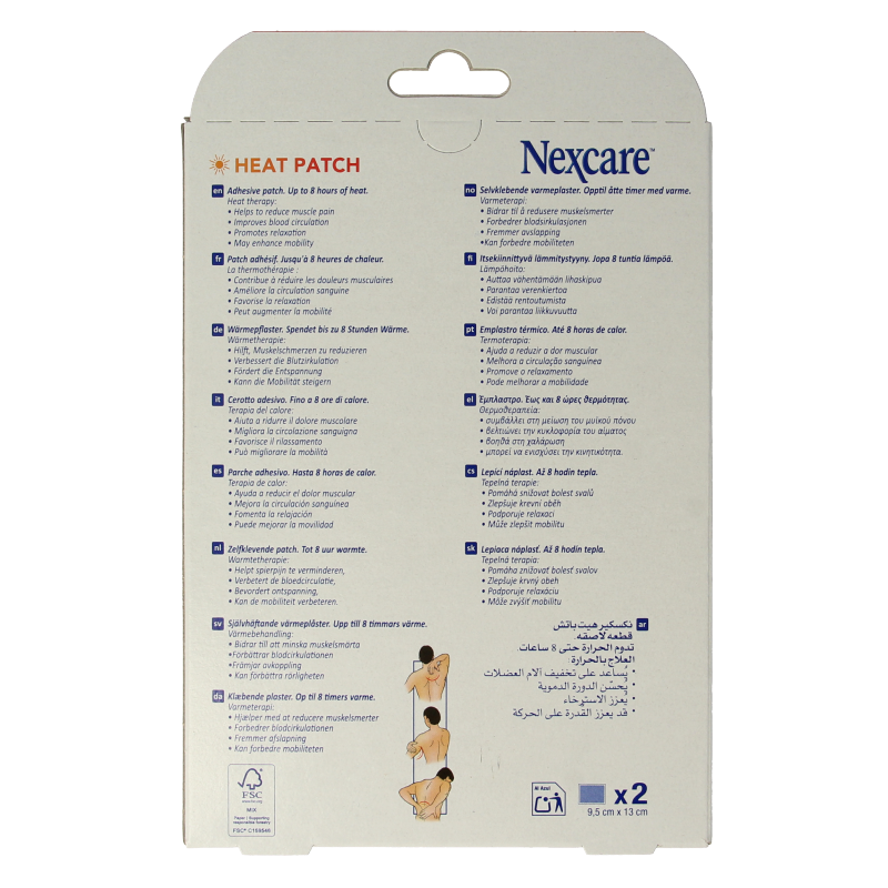 Nexcare Heat patch 2 Stuks