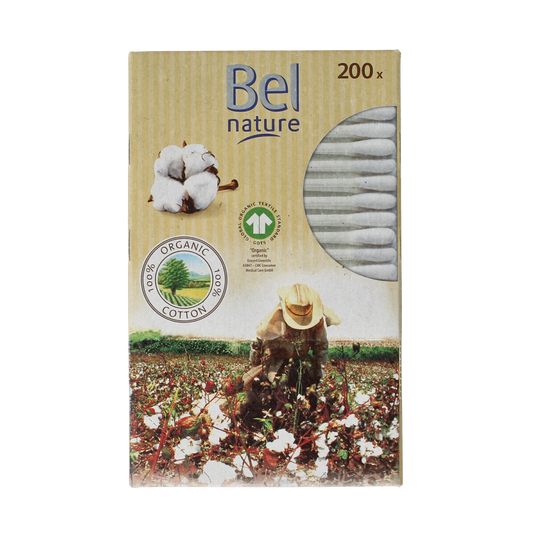 Bel Nature Wattenstaafjes 200.00 Stuks