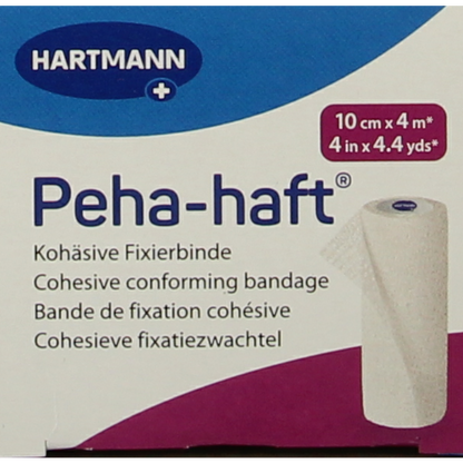 Hartmann Pehahaft elastisch windsel 4m x 10cm 1 Stuks