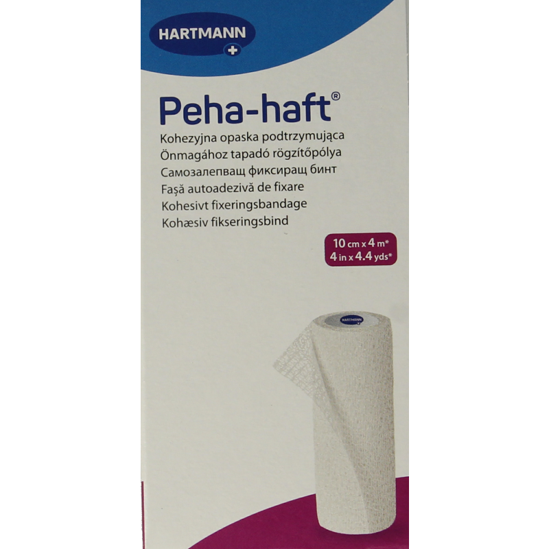 Hartmann Pehahaft elastisch windsel 4m x 10cm 1 Stuks