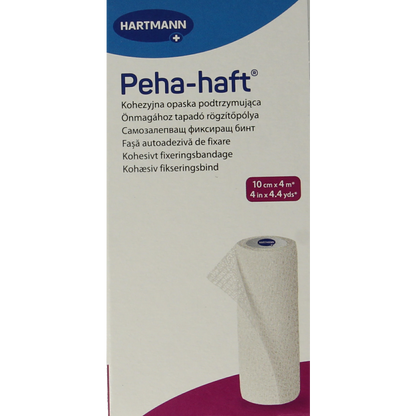 Hartmann Pehahaft elastisch windsel 4m x 10cm 1 Stuks