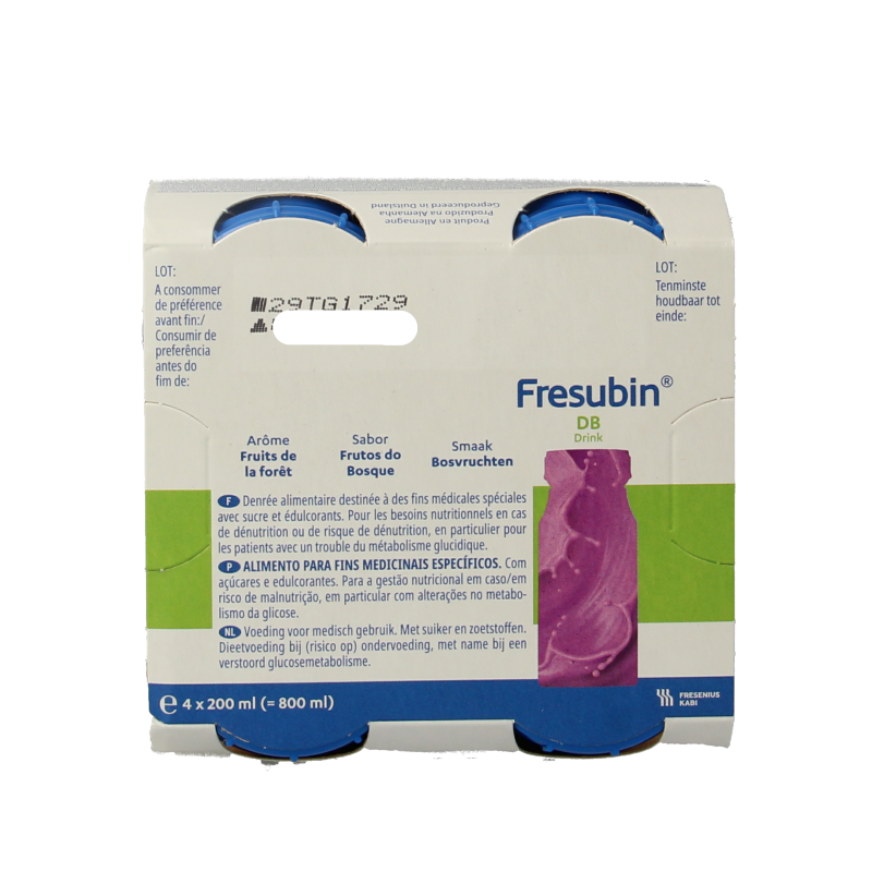 Fresubin DB drink bosvruchten  200ml 4 Stuks