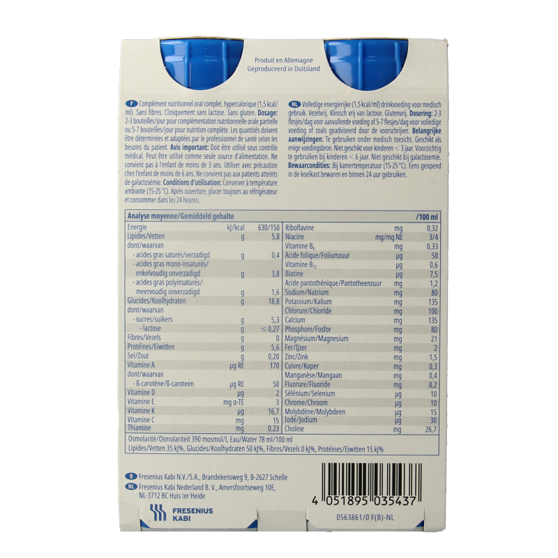 Fresubin Energy drink banaan 4 Stuks