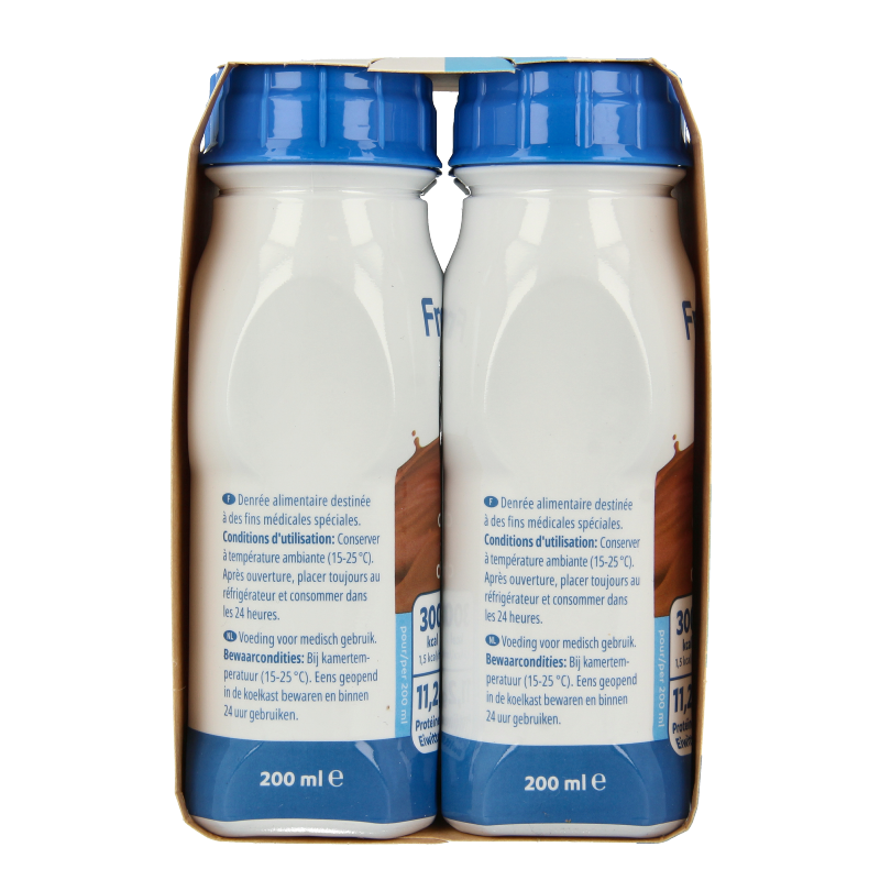 Fresubin Energy drink chocolade 200ml 4 Stuks