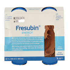 Fresubin Energy drink chocolade 200ml 4.00 Stuks