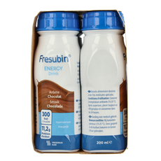 Fresubin Energy drink chocolade 200ml 4.00 Stuks
