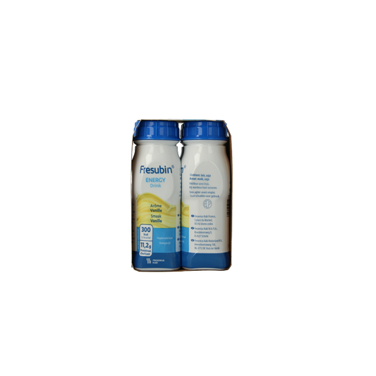 Fresubin Energy drink vanille 200ml 4 Stuks