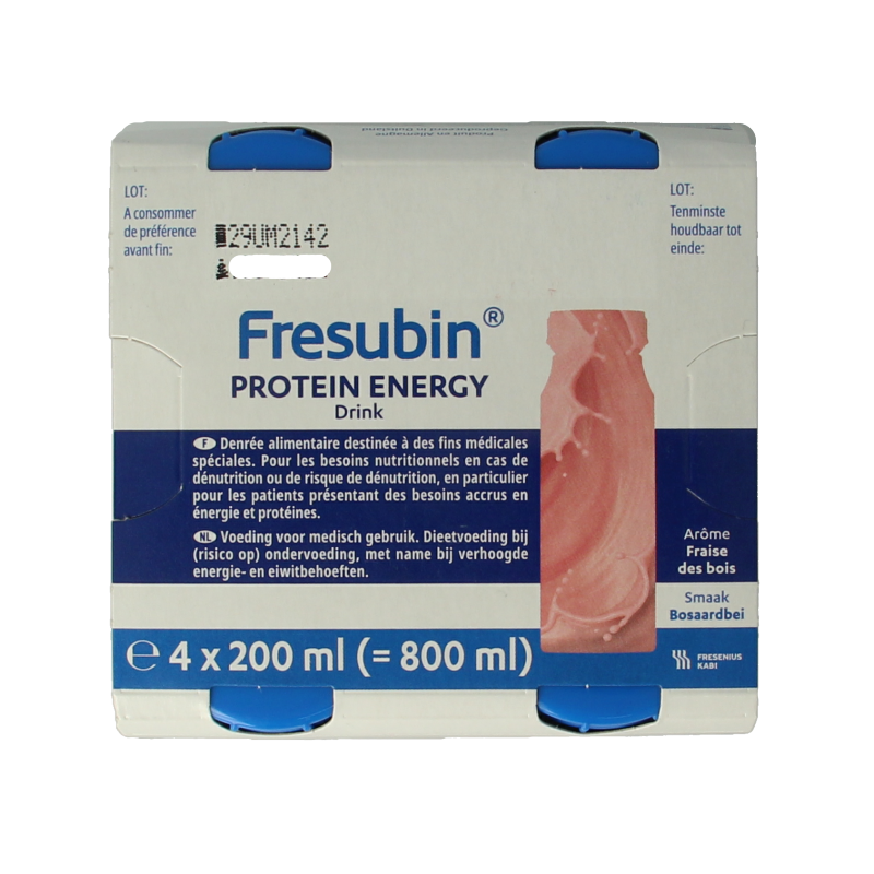 Fresubin Protein bosaardbei 200ml 4 Stuks