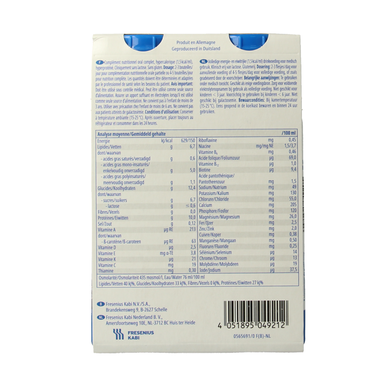 Fresubin Protein bosaardbei 200ml 4 Stuks