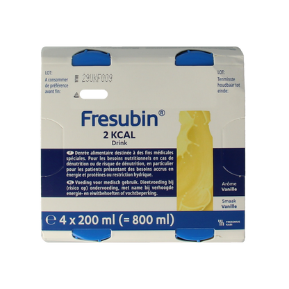 Fresubin 2Kcal drink vanille 200ml 4.00 Stuks