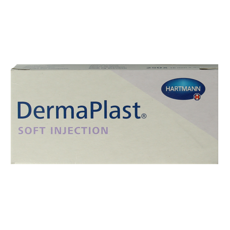Dermaplast Injectiepleisters sensitive 16mm x 40mm 250 Stuks