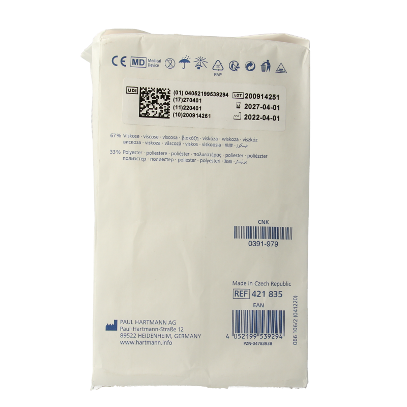 Medicomp Extra 10 10cm 6 laags niet steriel 100 Stuks