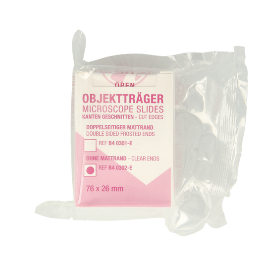 Mainit Objectglaasje 75 x 26 helder 50 Stuks