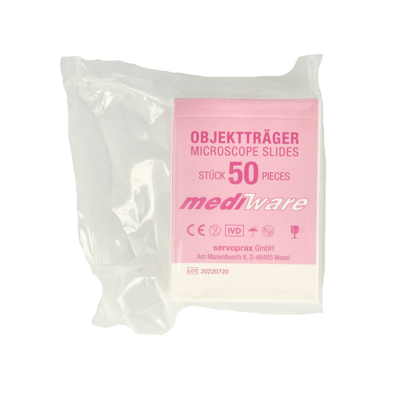 Mainit Objectglaasje 75 x 26 helder 50 Stuks