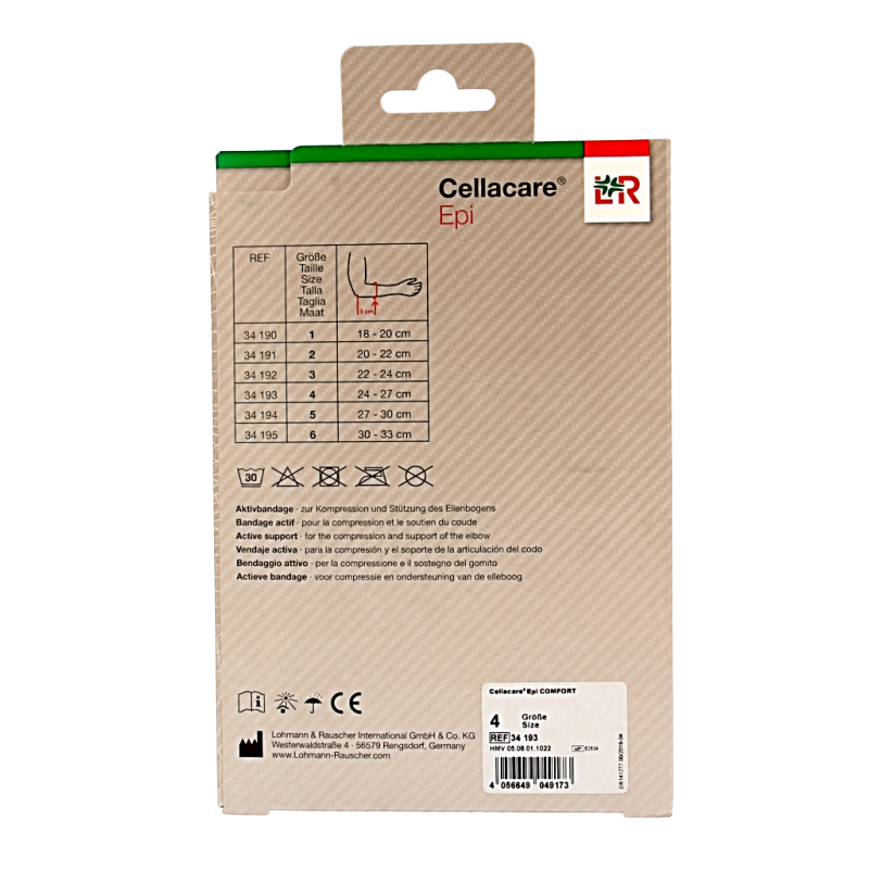 Cellacare Epi comfort elleboogbandage maat 4  1 Stuks