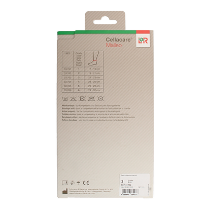 Cellacare Malleo comfort enkelbandage maat 2 1.00 Stuks