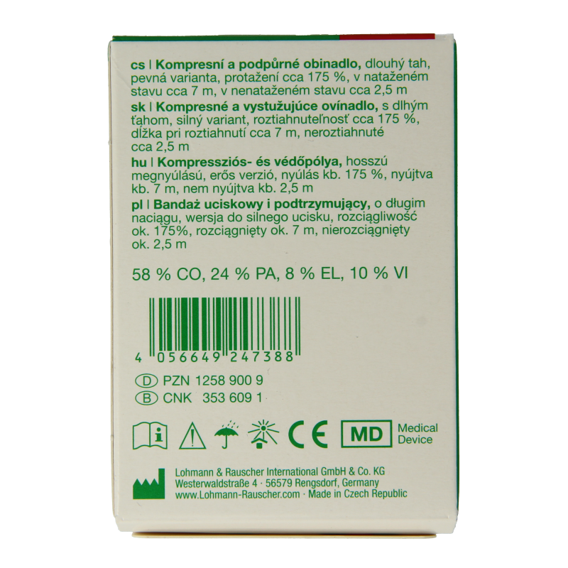 Dauerbinde K elastische zwachtel 7m x 8cm 1 Stuks