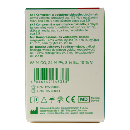 Dauerbinde K elastische zwachtel 7m x 8cm 1.00 Stuks