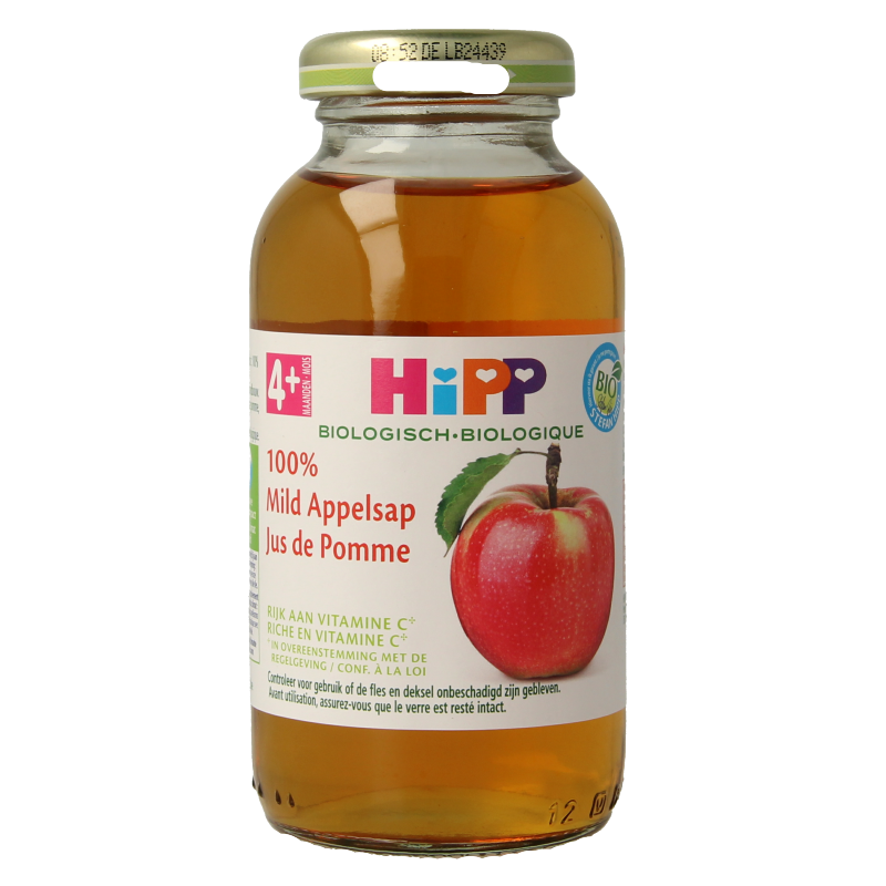 Hipp Appelsap mild bio 200 Milliliter